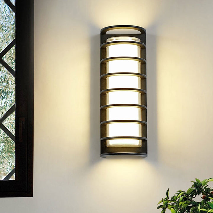 Modern Outdoor Column Waterproof LED Garden Wall Sconce Lamp | Bowlift