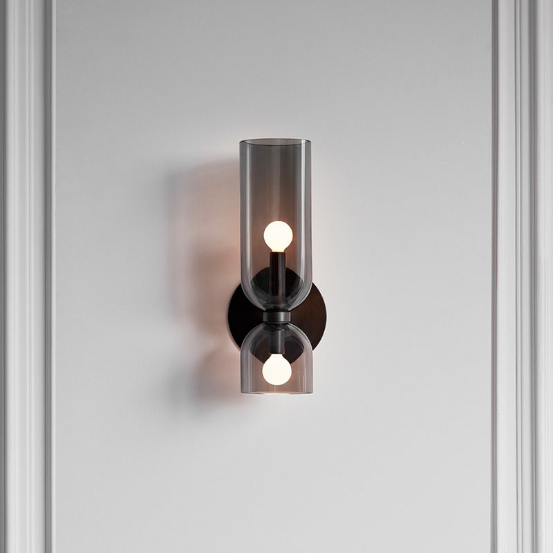 BowLift | Glass Wall Light With Double Lamp Design