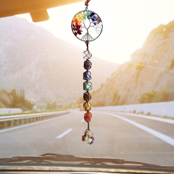 BowLift | 7 Chakra Stone Healing Crystal Tree of Life Decoration