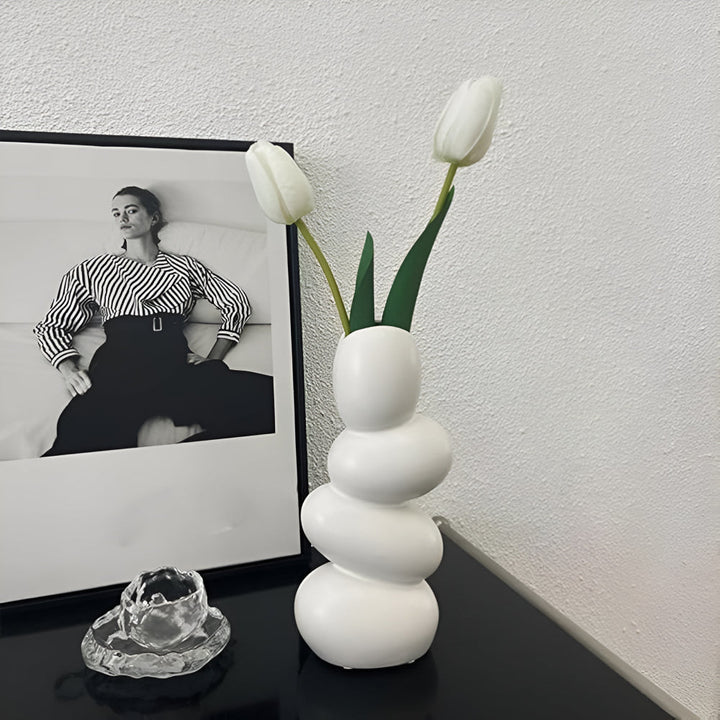 Large Egg-Shaped Modern Centerpiece Decoration Bowlift