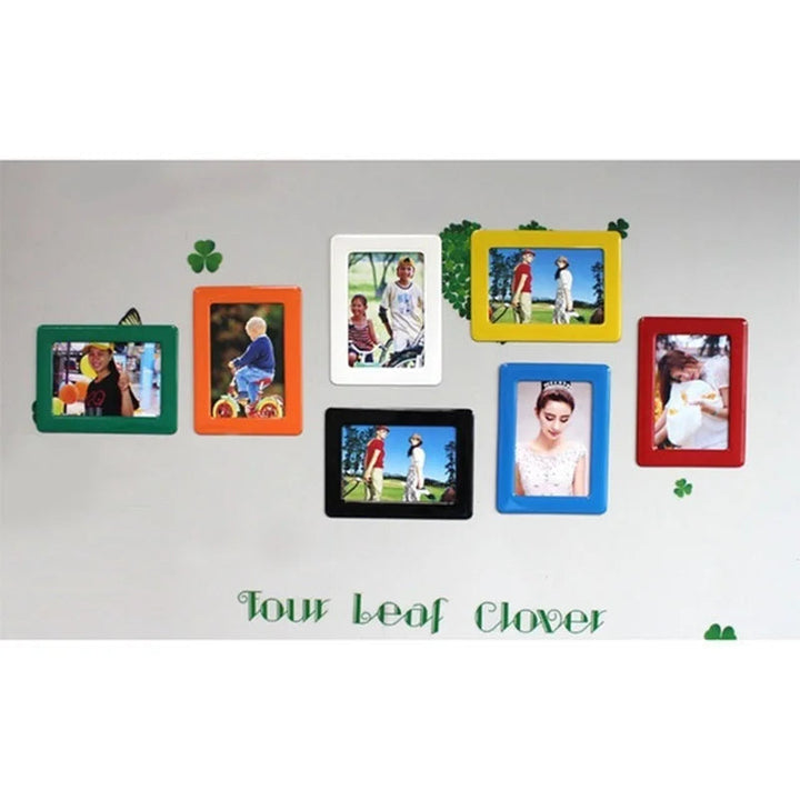 Magnetic Fridge Colorful DIY Photo Frames | Bowlift