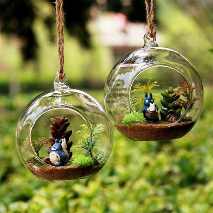 BowLift | Hanging Glass Herb Pots