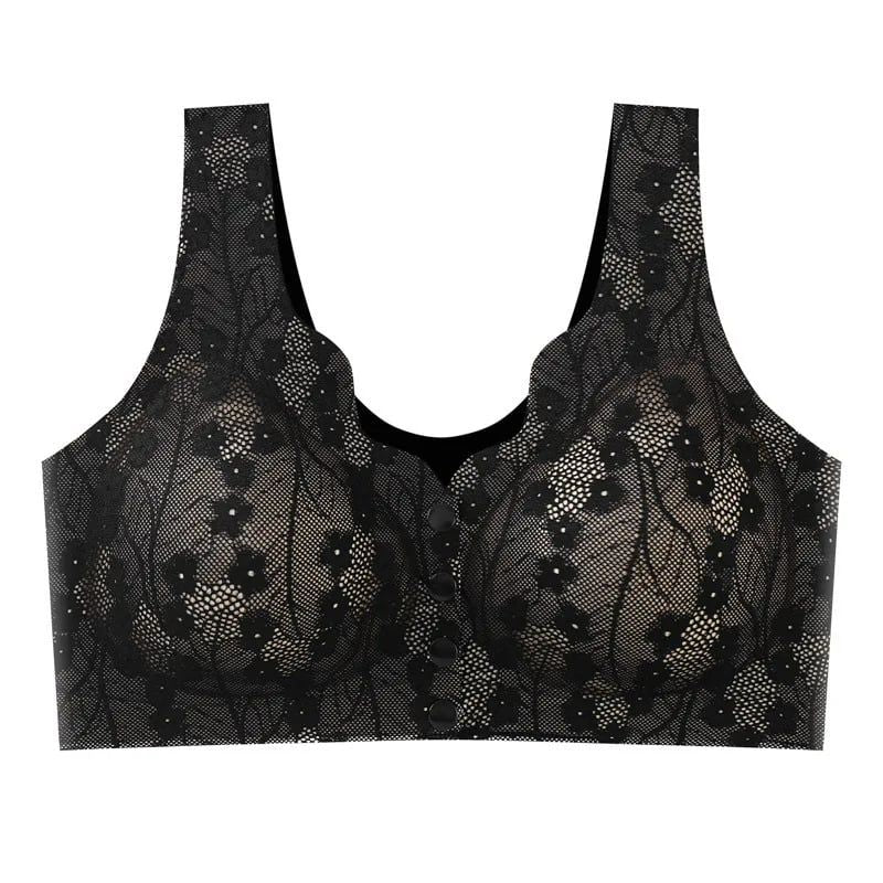 BowLift | Comfortable and practical bra with a button placket at the front