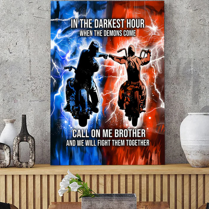 Brotherhood Strength Canvas Wall Art | Bowlift