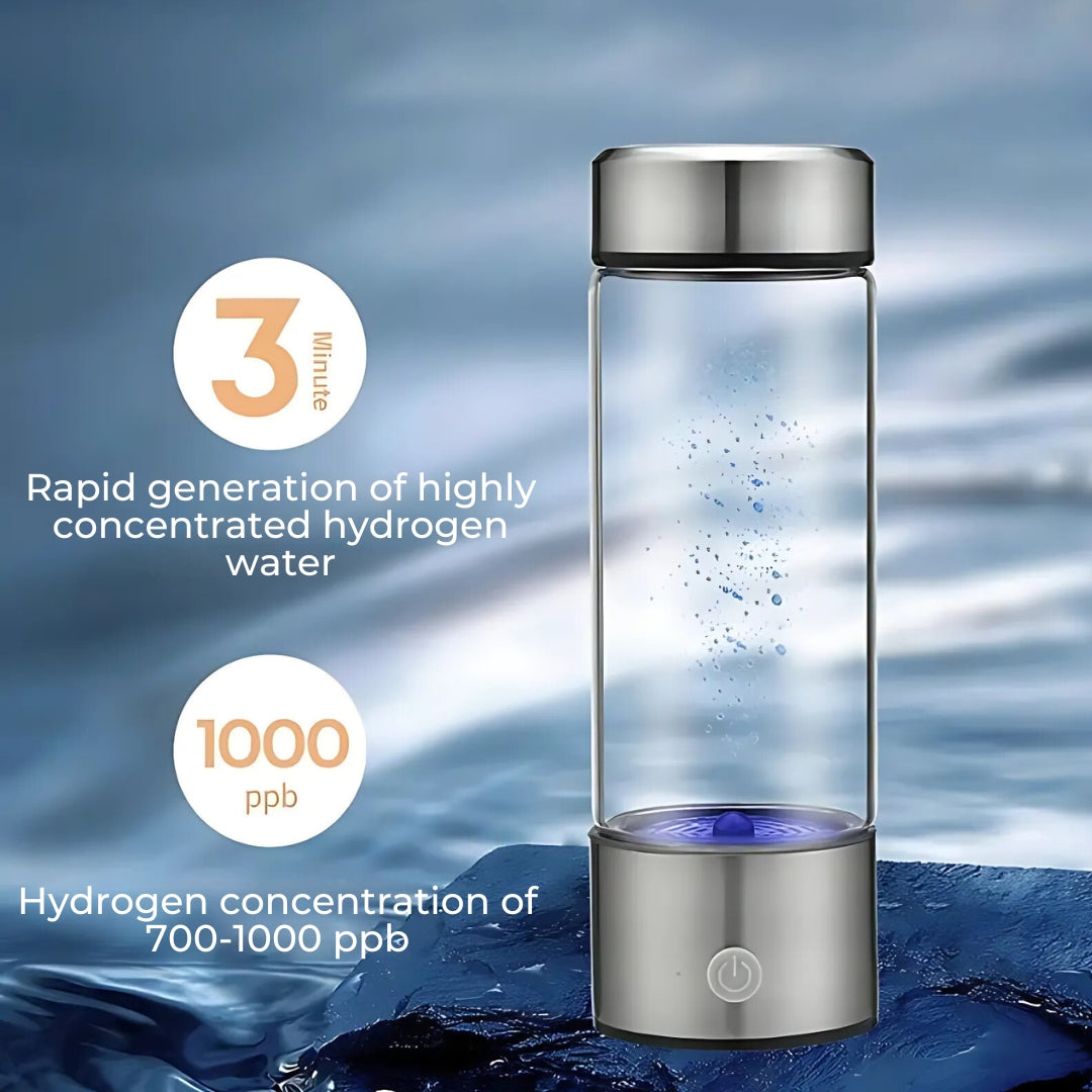 HydroPure | Portable Hydrogen Water Bottle - for Antioxidant Water – Supports Health and Performance Bowlift