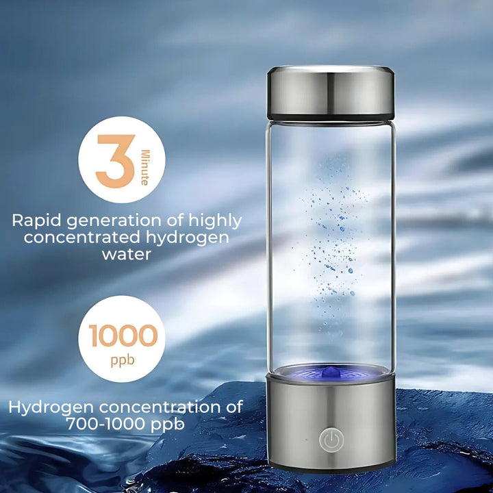 HydroPure | Portable Hydrogen Water Bottle - for Antioxidant Water – Supports Health and Performance Bowlift