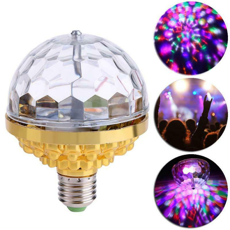 BowLift | LED Disco Ball Colorful Rotating Lightbulb