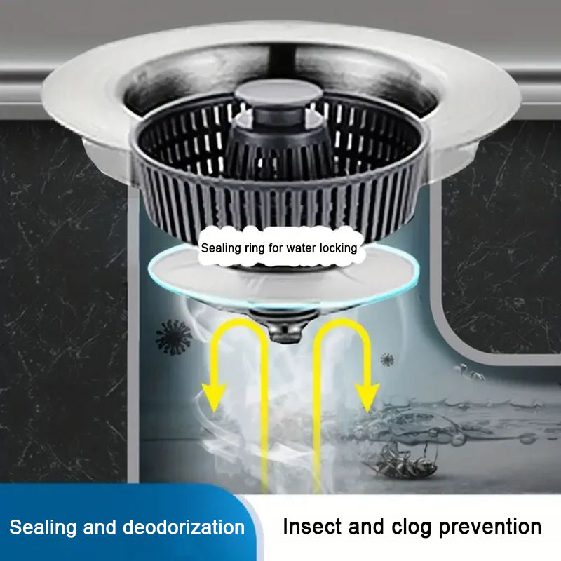 BowLift | Upgraded Sink Bounce Core Drain Strainer