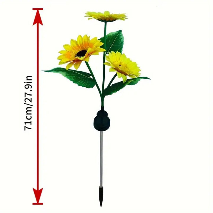 GlowPetal – Solar LED Sunflower Garden Light