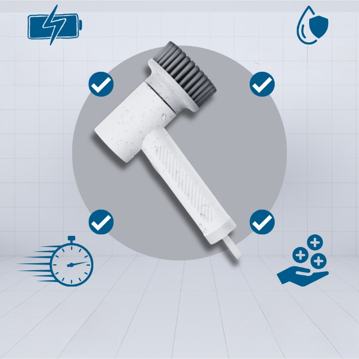 Electric Scrub Brush Professional Kitchen and Stove Cleaner Bowlift