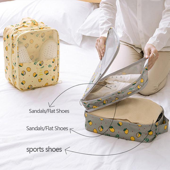 BowLift | Travel Shoe Bags, Foldable Waterproof Shoe Pouches Organizer