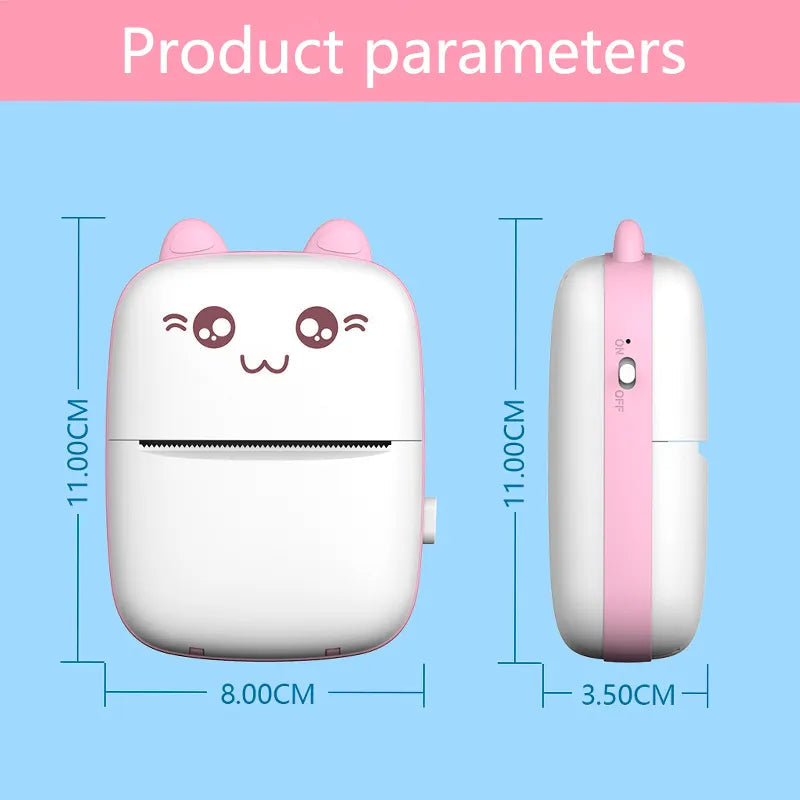 Portable Thermal Mini Photo Printer Bowlift