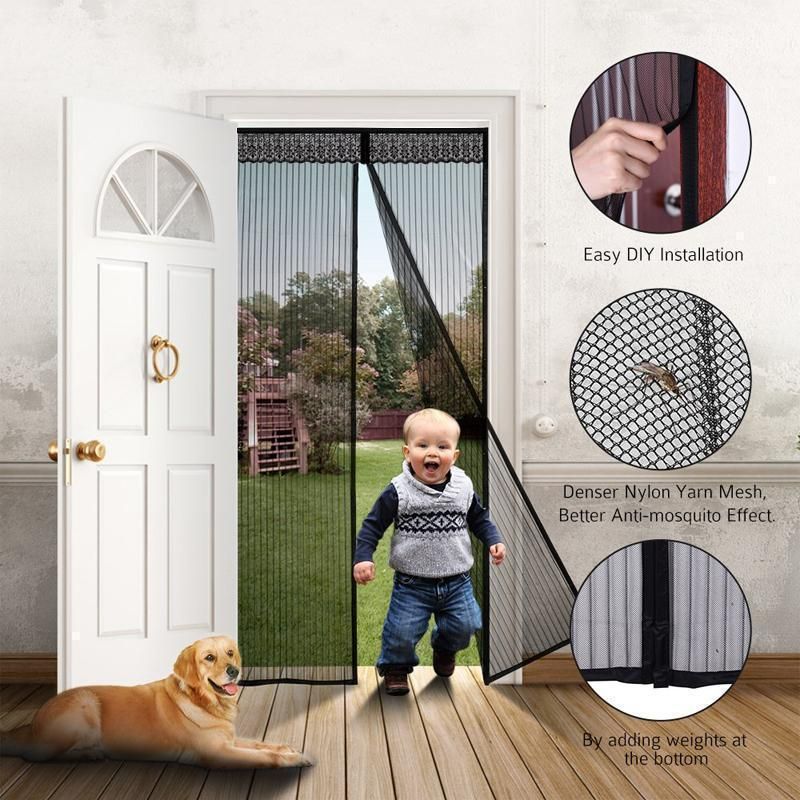 BowLift | Magnetic Screen Door with Full Frame Velcro