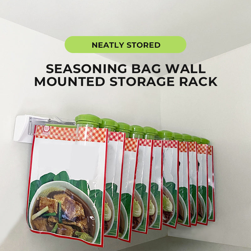 Wall Mounted Spice Bag Rack | Bowlift
