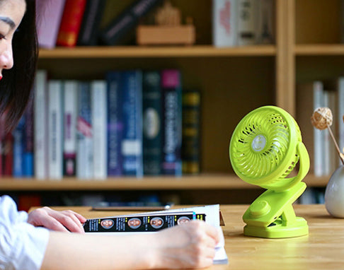 Portable USB Clip-on & Desk Fan With Wind Speed Adjustment | Bowlift