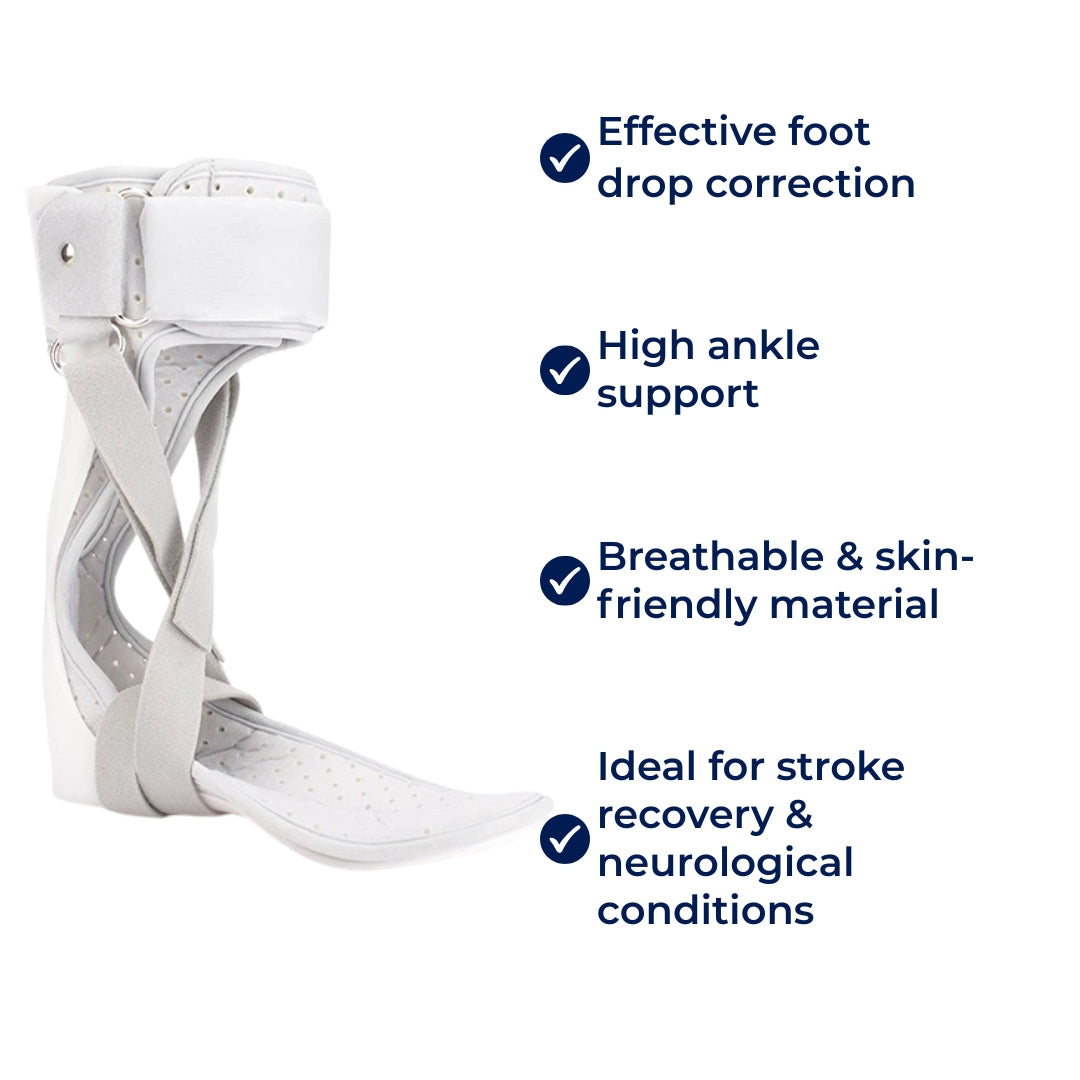Adjustable & Lightweight – AFO Walking Aid for Stability & Mobility – Stroke Recovery Bowlift