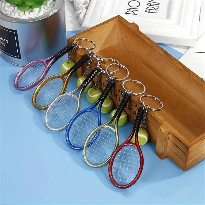 BowLift | Mini tennis racket keychain