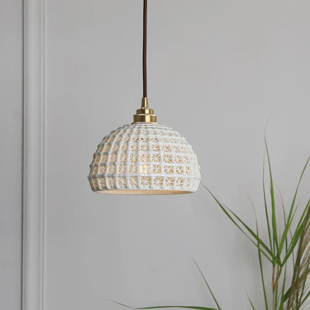 BowLift | Minimalistic Ceramic Pendant Lamp