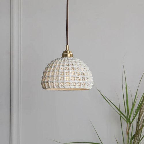 BowLift | Minimalistic Ceramic Pendant Lamp