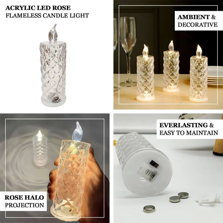 BowLift |  Crystal Rose Candle Holder - Romantic charm without being messy