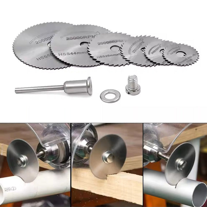 BowLift | Set of 6 PCS Metal HSS Circular Saw Blade