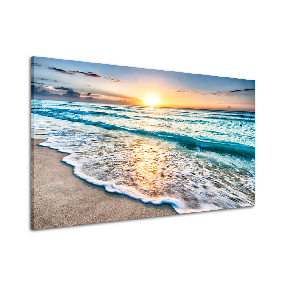 Sunny Florida Beach - Canvas Wall Art Painting | Bowlift