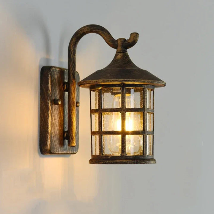 BowLift | BalconyBright | Waterproof Retro Wall Lamp for Outdoor