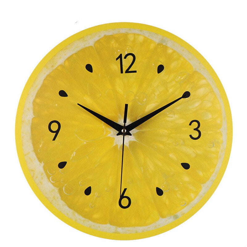 BowLift | Lemon Inspired Wall Clock for a Cheerful Kitchen