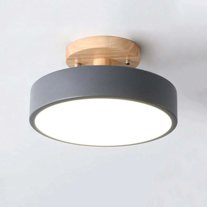 BowLift | Modern Wood LED Ceiling Light with Dimmable Function