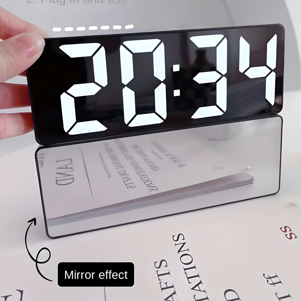 BowLift | Digital LED Mirror Alarm Clock