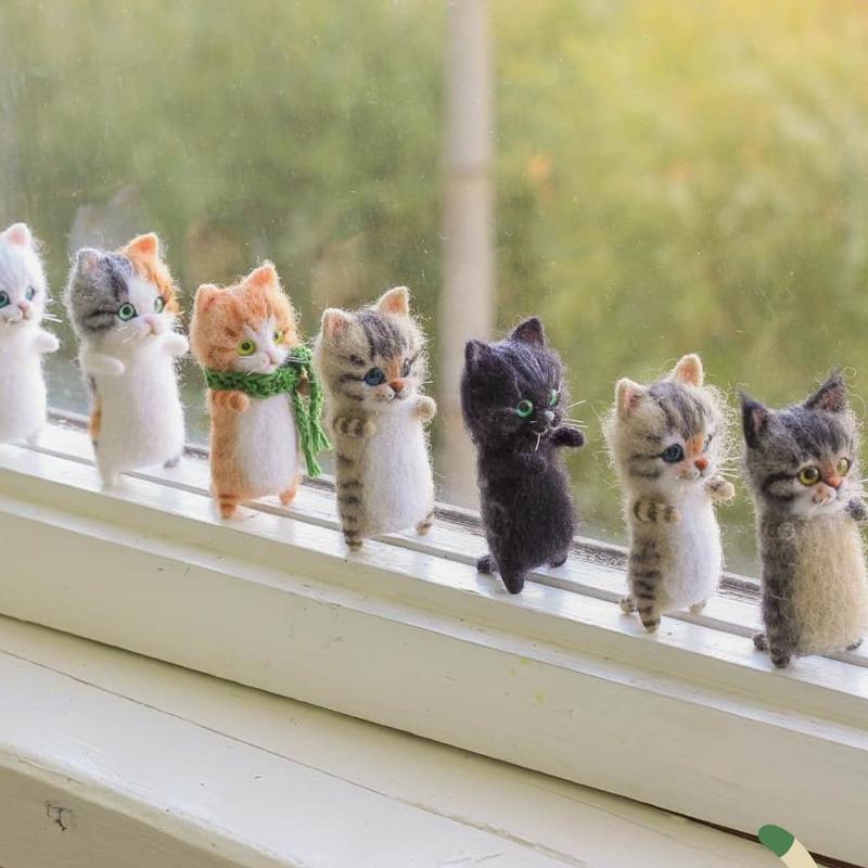 BowLift | DIY Cat Wool Felt Gift for Cat Lovers