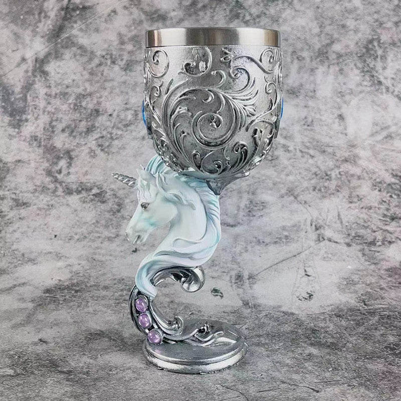 BowLift | 3D carved vintage Champagne Glass