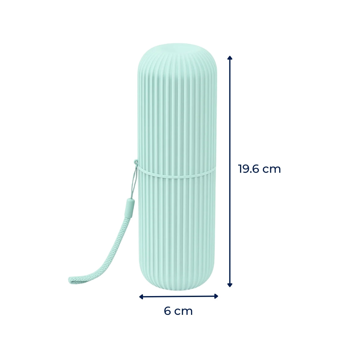 Mouthwash Cup Included – Compact Dust‑proof Design – Hygienic Oral Care for Travel & Holidays Bowlift