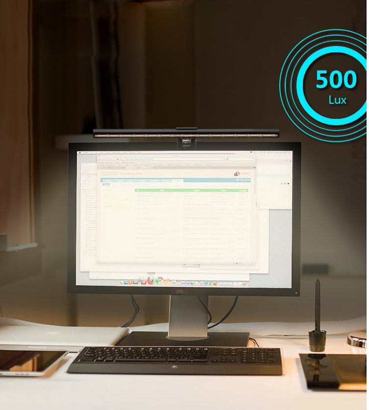 BowLift | Portable Computer Led Work Light, With USB, Eye Protection & Light Color Tone Adjustment Function, For Studying & Reading