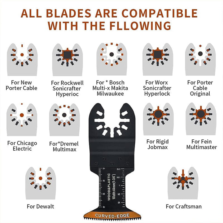 BowLift | Edgeless Oscillating Tool Blades (20 Pieces)