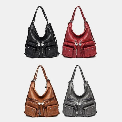 BowLift | Multi-Pocket Vintage Shoulder Bag