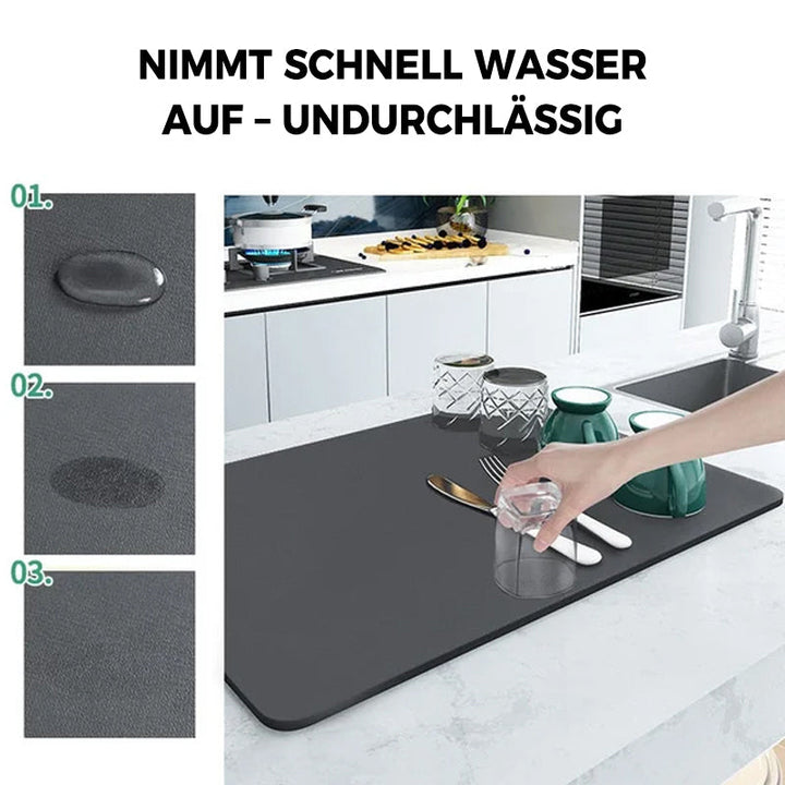 BowLift | HydroGuard | Premium Kitchen Draining Mat
