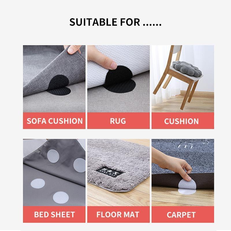 BowLift | Rug Anchors Carpet Non-Slip Hooks and Loops (5 pieces/Box)