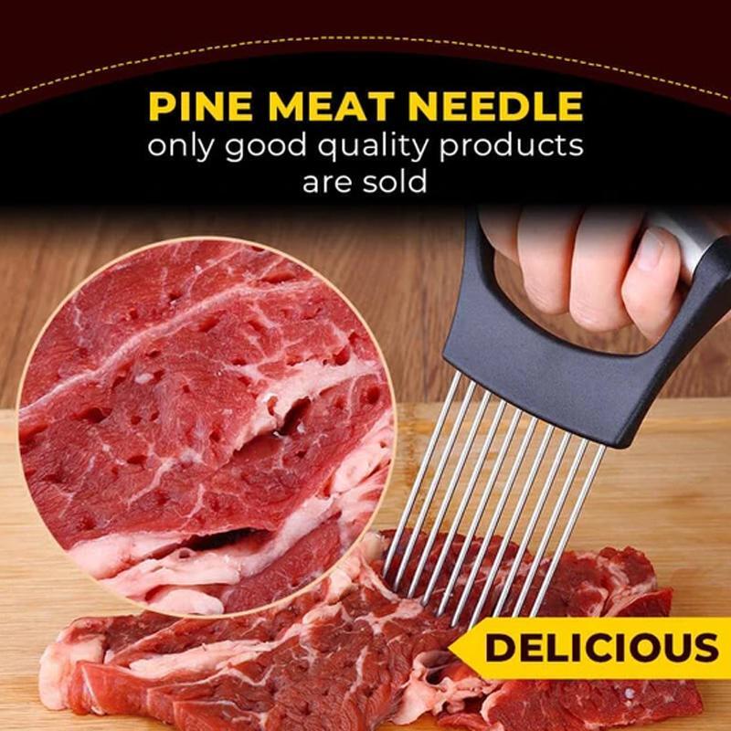 Stainless Steel Onion Cutter Holder, Food Slicers Assistant Tomato Slicer Holder | Bowlift