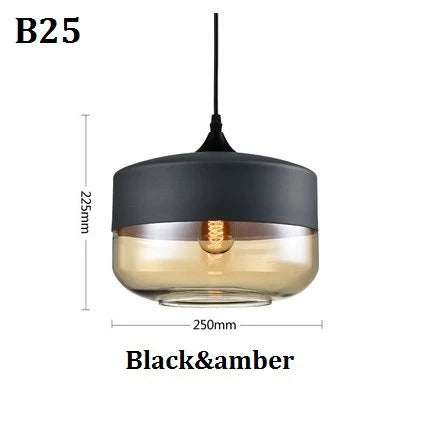 BowLift | EternaGlow Pendant Light made of Glass and Wood | Elegant Design for Your Home