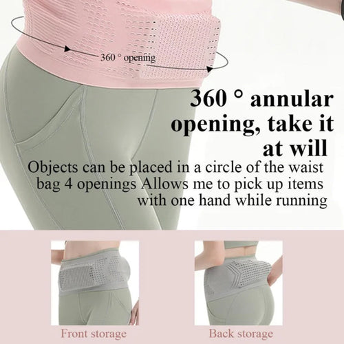 BowLift | Multifunctional Knitted Breathable Hidden Waist Pocket