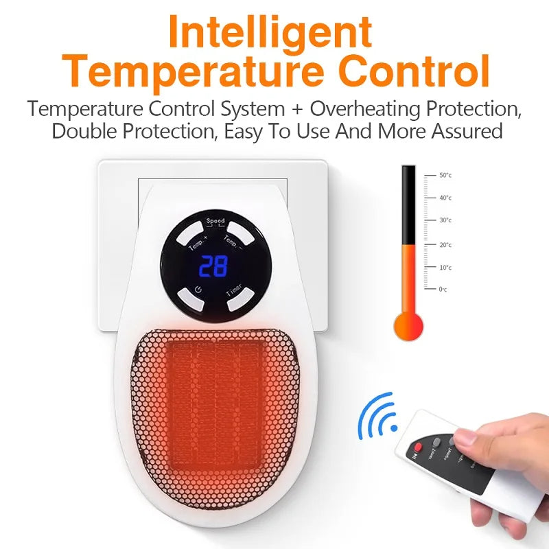 Portable electric heater - Always a warm temperature everywhere | Bowlift