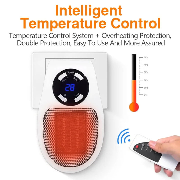 Portable electric heater - Always a warm temperature everywhere | Bowlift