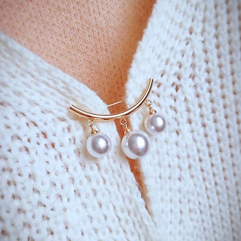 BowLift | Nail-free pearl scarf ring waist buckle
