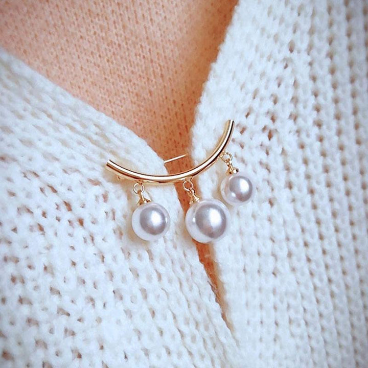 BowLift | Nail-free pearl scarf ring waist buckle