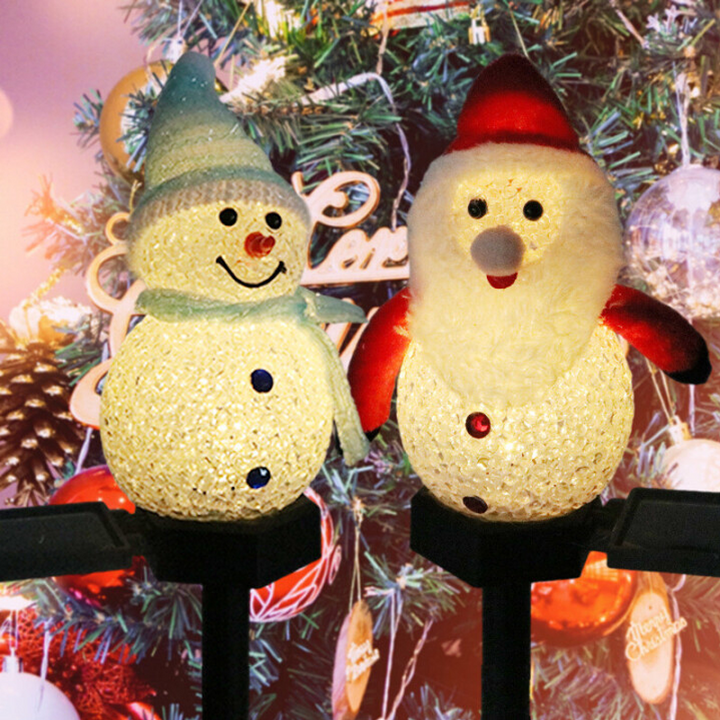 Solar light snowman | Bowlift