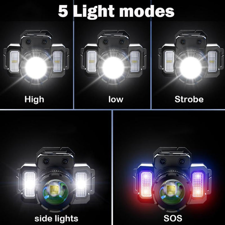 BowLift | USB Rechargeable Waterproof LED Headlamp