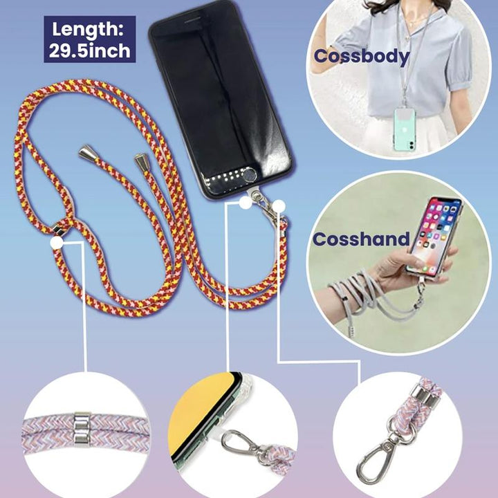 BowLift | Universal detachable mobile phone nylon strap