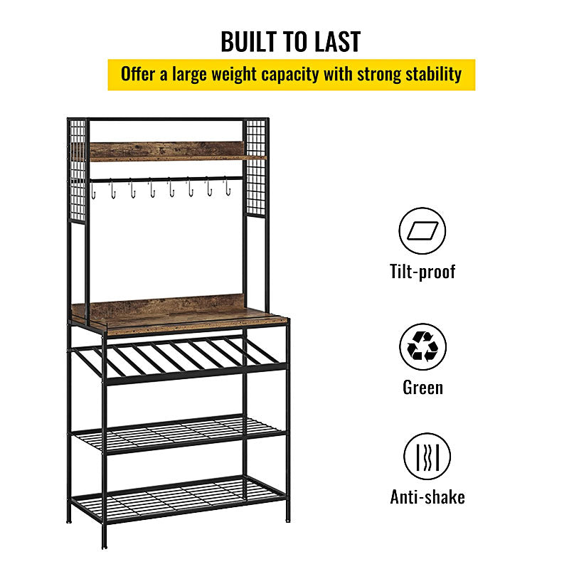 BowLift | Kitchen Wine Bread Racks, Microwave Racks, Kitchen Shelves With Side Hooks, Kitchen Shelves With Storage Space, Wine Racks, Witchen Utility Storage Shelves