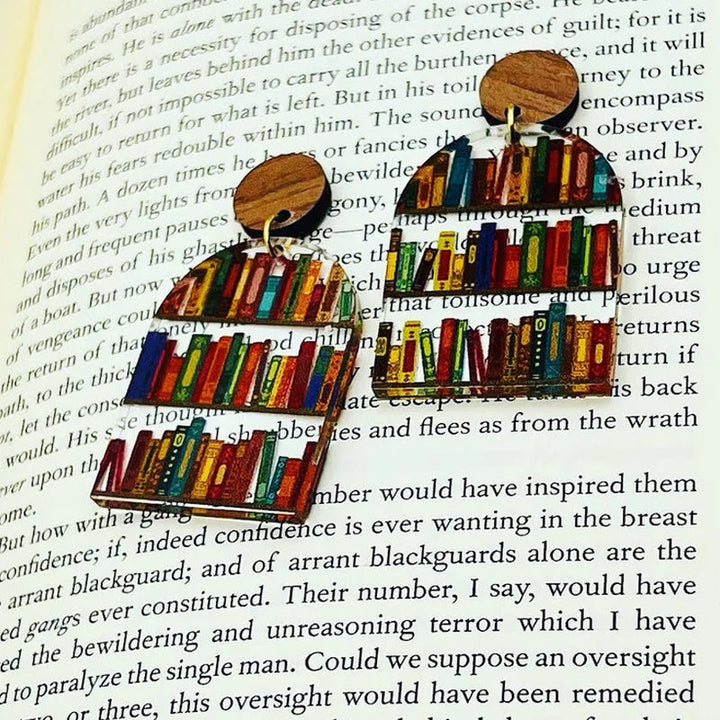 BowLift | Beech Earrings / Earrings for Book Lovers